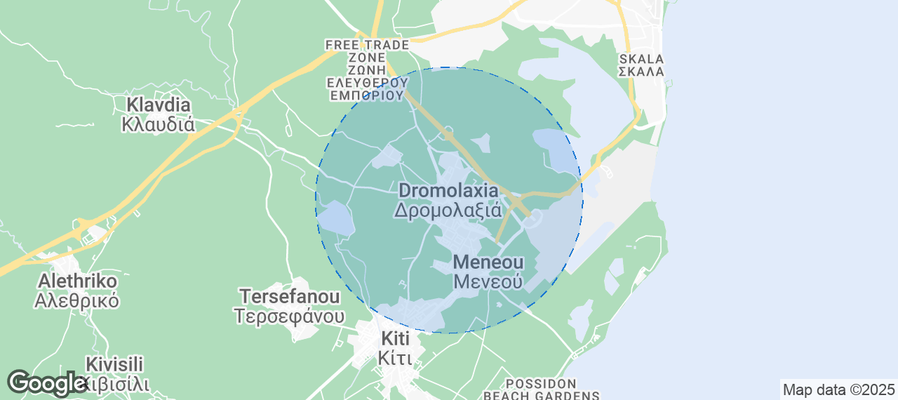 Discover Dromolaxia - Meneou Municipality Airbnb Analytics